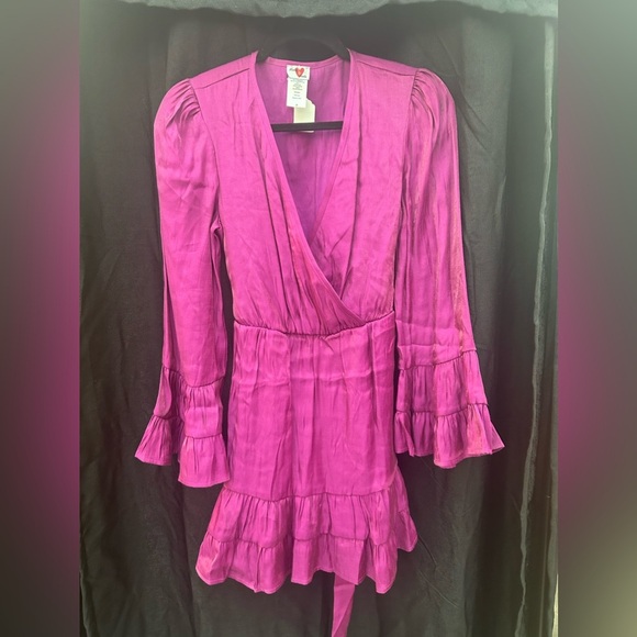 Heart and Heels Purple Dress - Picture 1 of 4